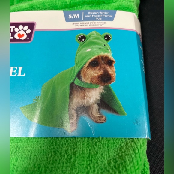 Dog drying towel frog - Picture 5 of 5